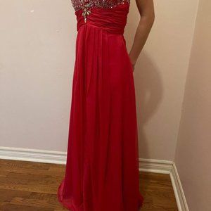 Raspberry prom dress (never worn)